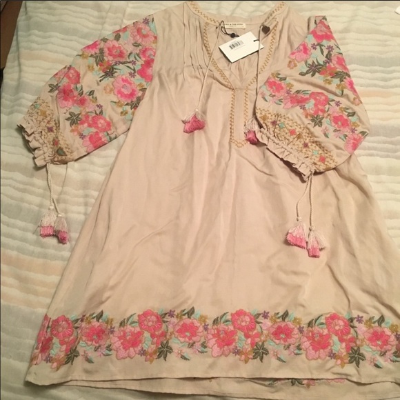 Spell & the Gypsy Embroidered Cleo Tunic Dress S - Picture 3 of 3